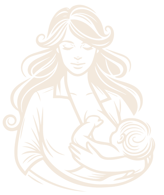 woman breastfeeding line art