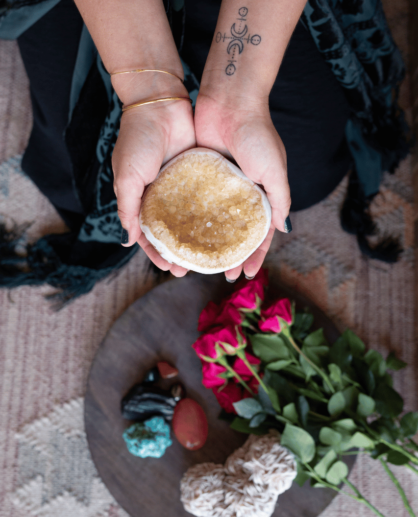 doula offering up meal preparation and healing broths